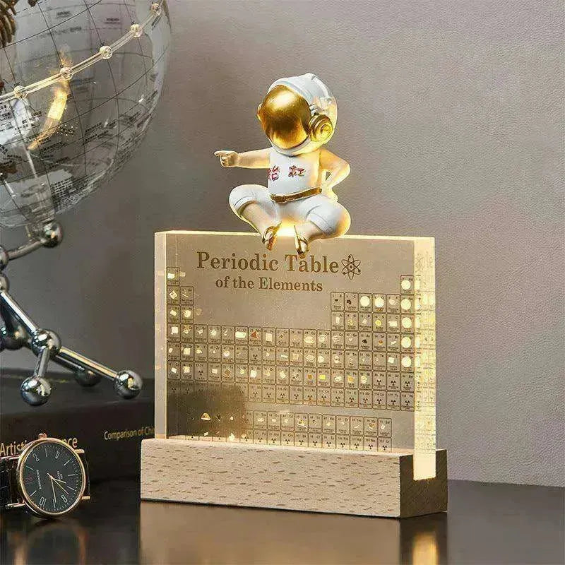 Acrylic Periodic Table: Real Element Samples + Light Base - EX-STOCK CANADA