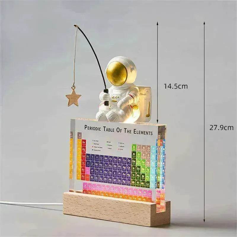 Acrylic Periodic Table: Real Element Samples + Light Base - EX-STOCK Canada