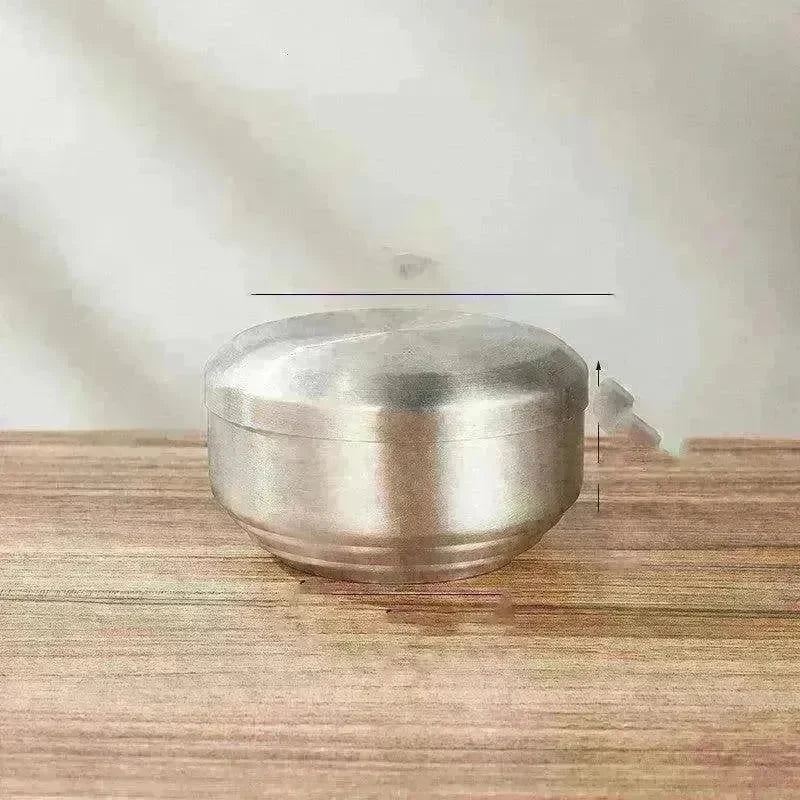 An Adorable Stainless Steel with Golden Tape Tureen Bowl - EX-STOCK CANADA