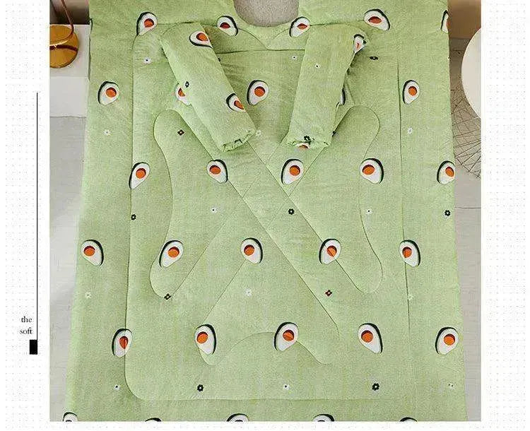 Anti kick Casual Home & Office With Sleeves Wearable Quilt - EX-STOCK CANADA