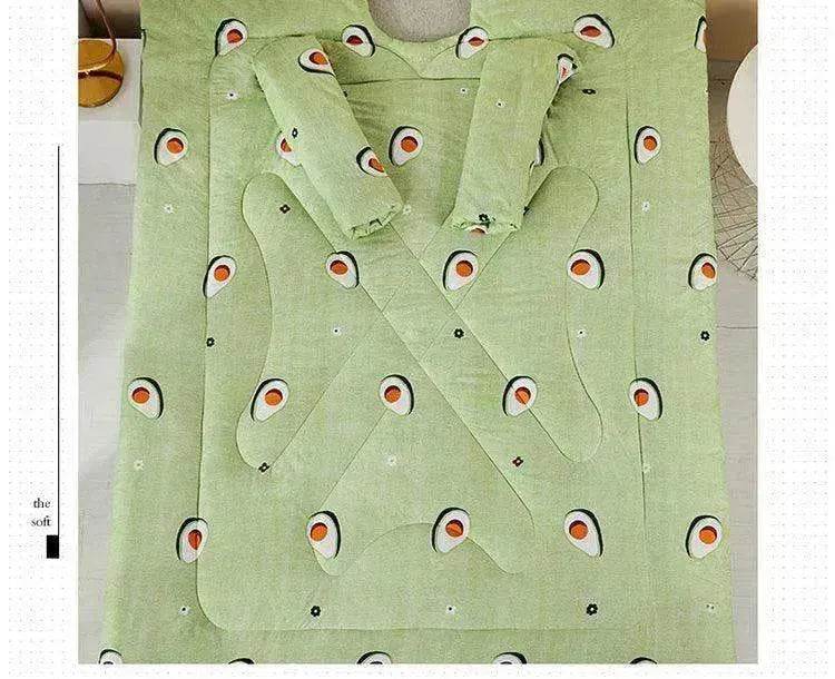 Anti kick Casual Home & Office With Sleeves Wearable Quilt - EX-STOCK Canada