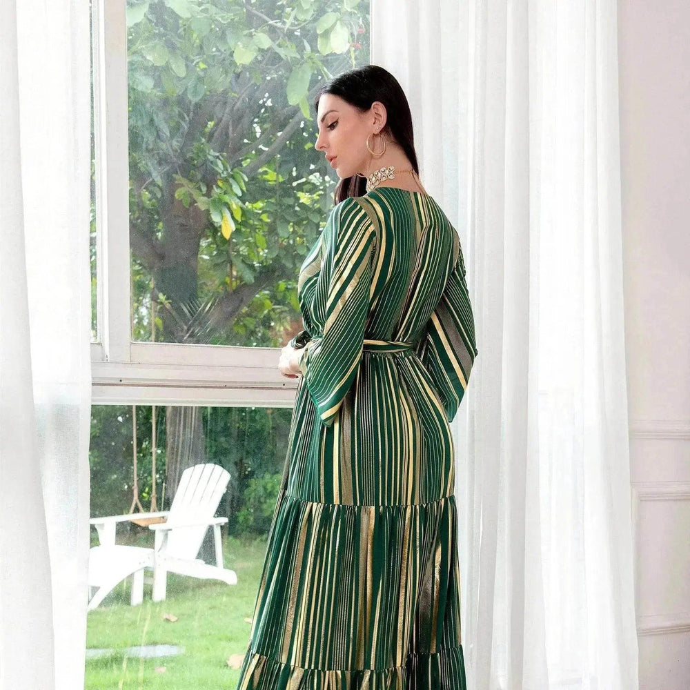Robe artisanale bronzage arabe pour femmes - Robe de fête EX-STOCK Canada