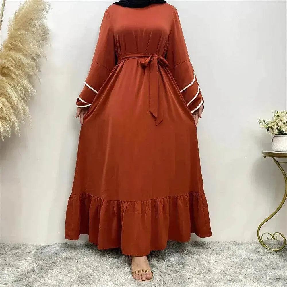 Robe de mode arabe à ourlet pour femmes - EX-STOCK Canada