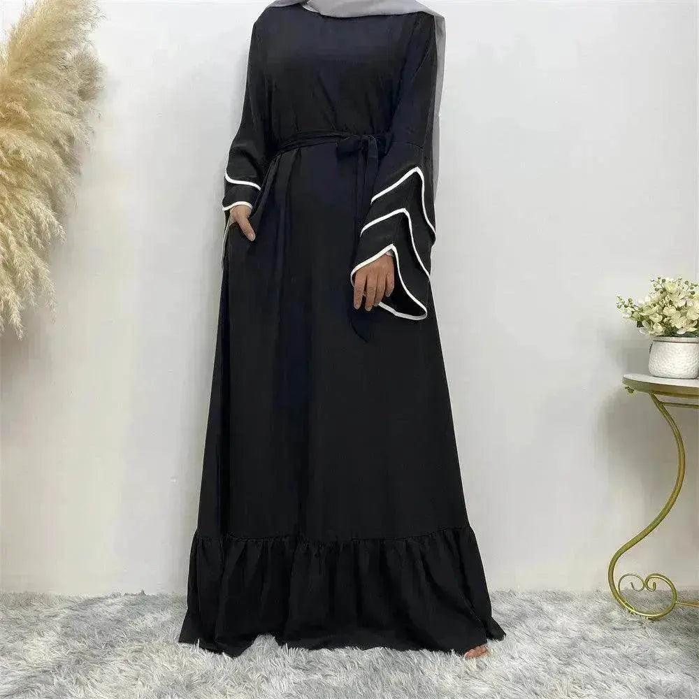 Robe de mode arabe à ourlet pour femmes - EX-STOCK Canada