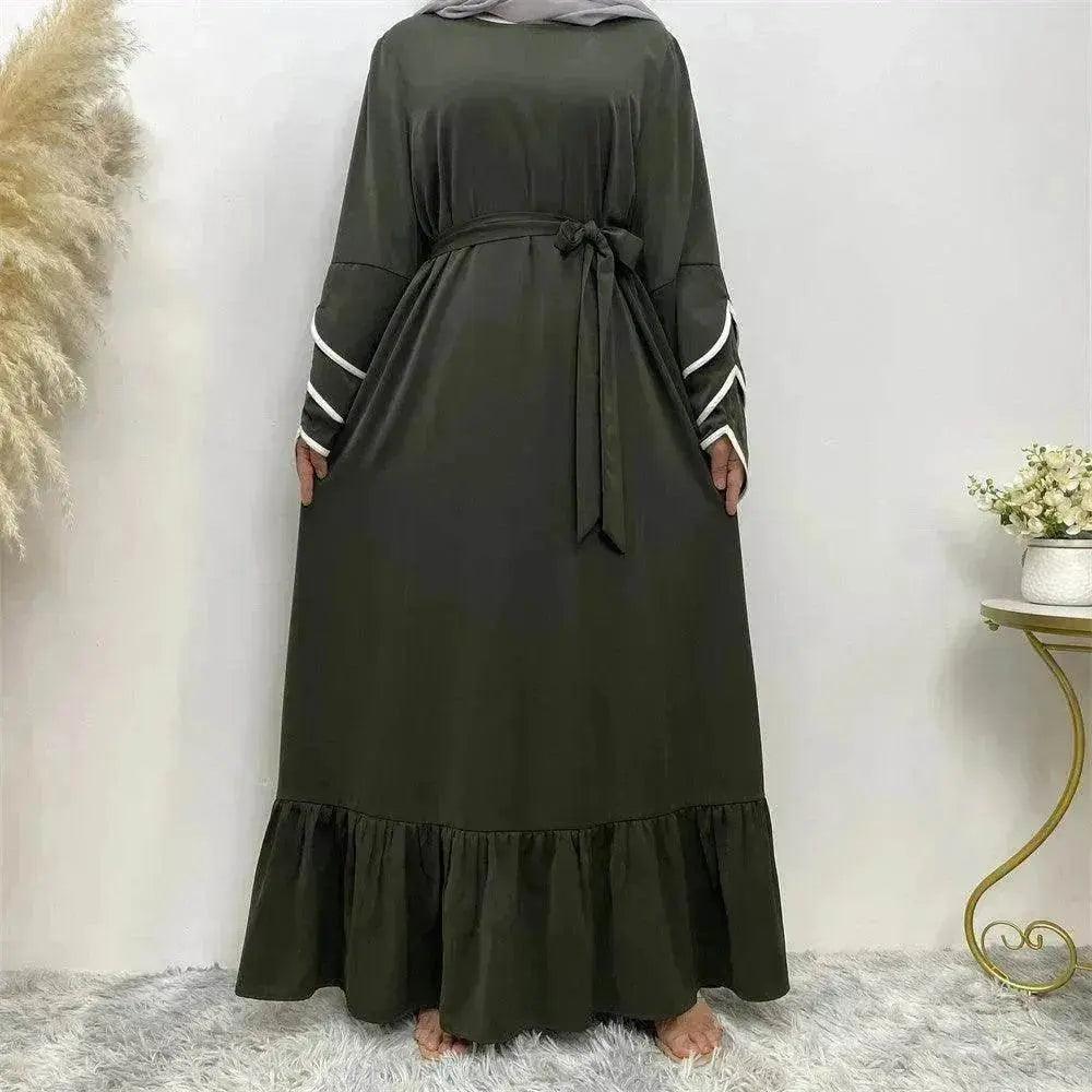 Robe de mode arabe à ourlet pour femmes - EX-STOCK Canada