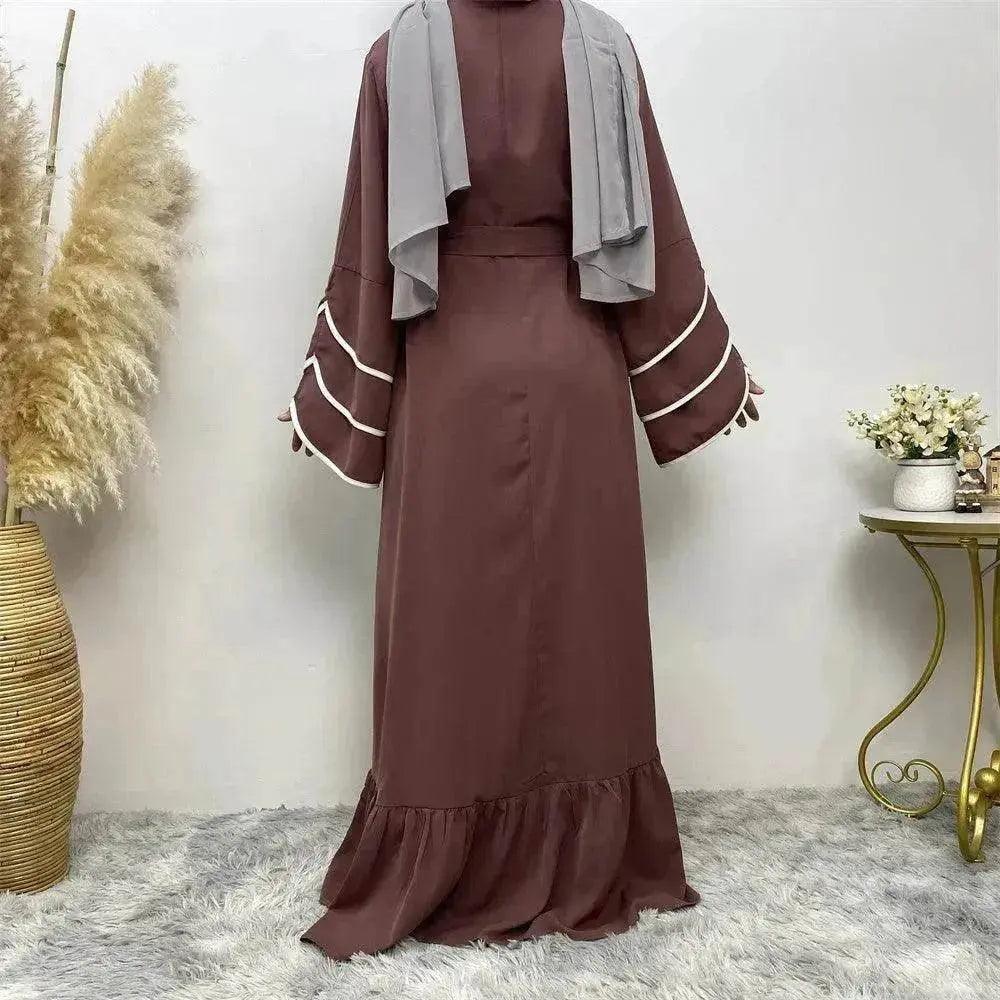 Robe de mode arabe à ourlet pour femmes - EX-STOCK Canada