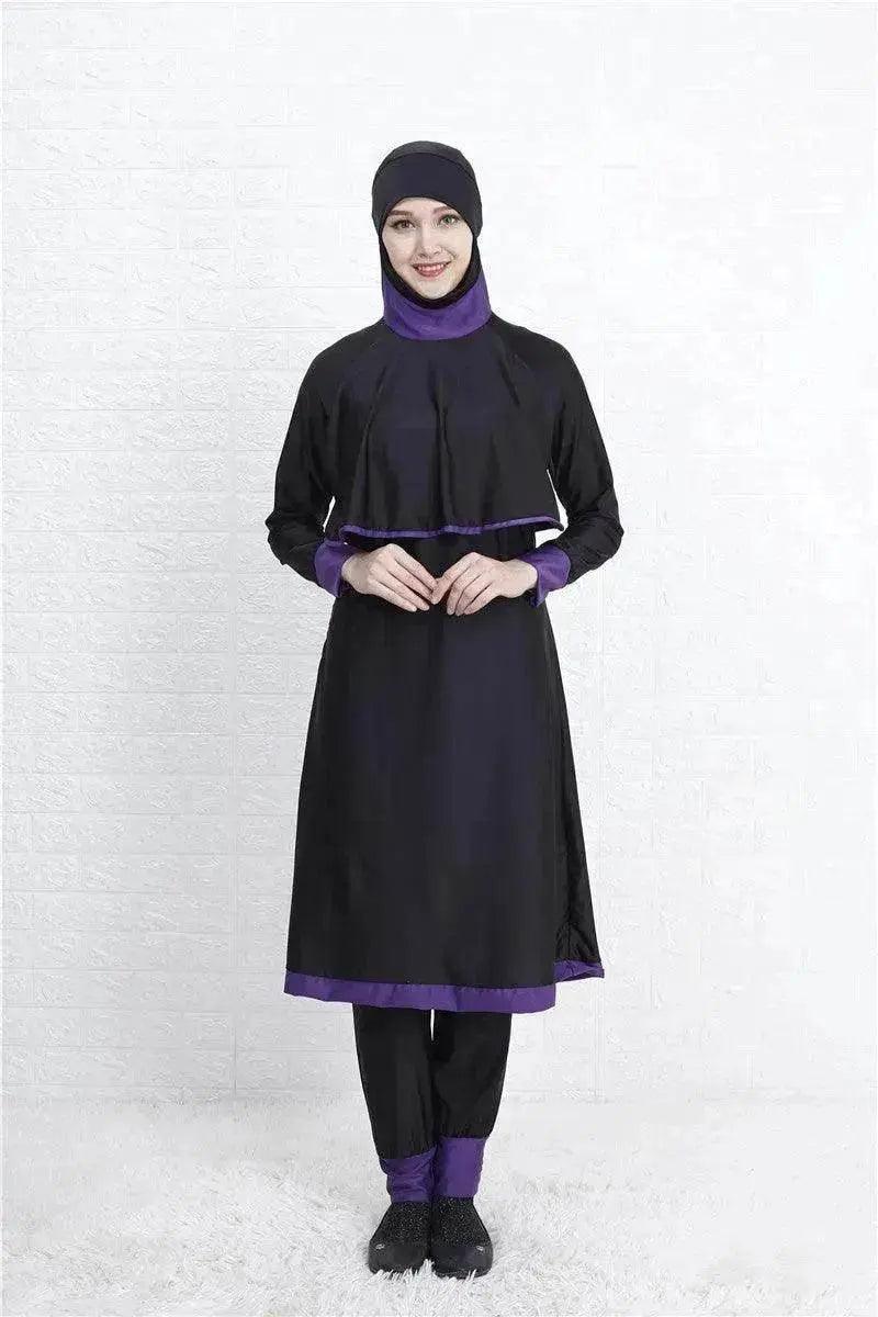 Maillot de bain une pièce arabe pour femmes à manches longues - EX-STOCK Canada