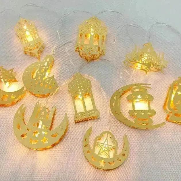 Cordes lumineuses décorées arabes pour le festival de l'Aïd au Moyen-Orient - EX-STOCK Canada