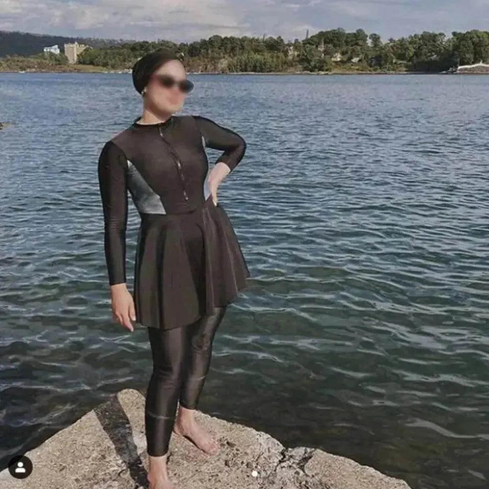 Arab Swimsuit Women's Three-piece Conservative - EX-STOCK Canada