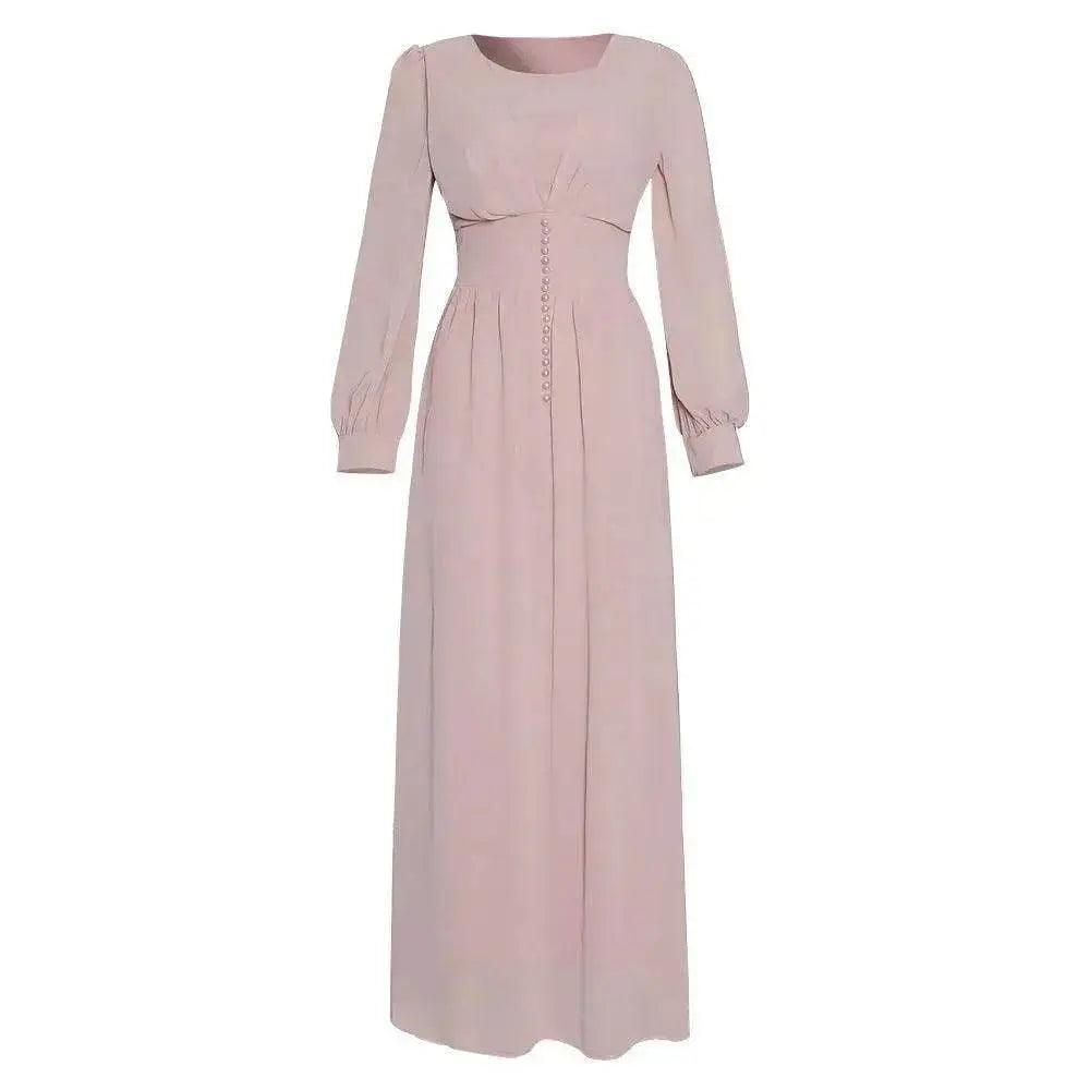 Vêtement pour femmes arabes Robe en chiffon à manches longues - EX-STOCK Canada