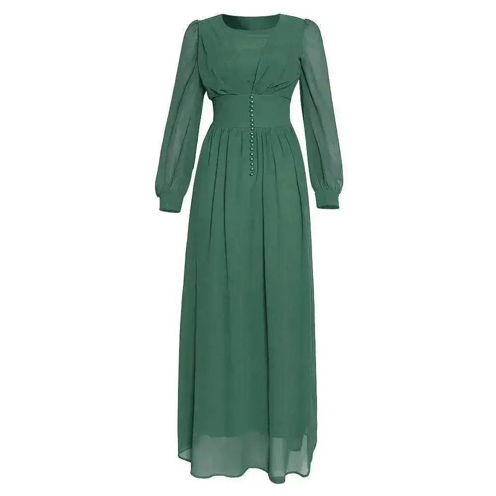 Vêtement pour femmes arabes Robe en chiffon à manches longues - EX-STOCK Canada