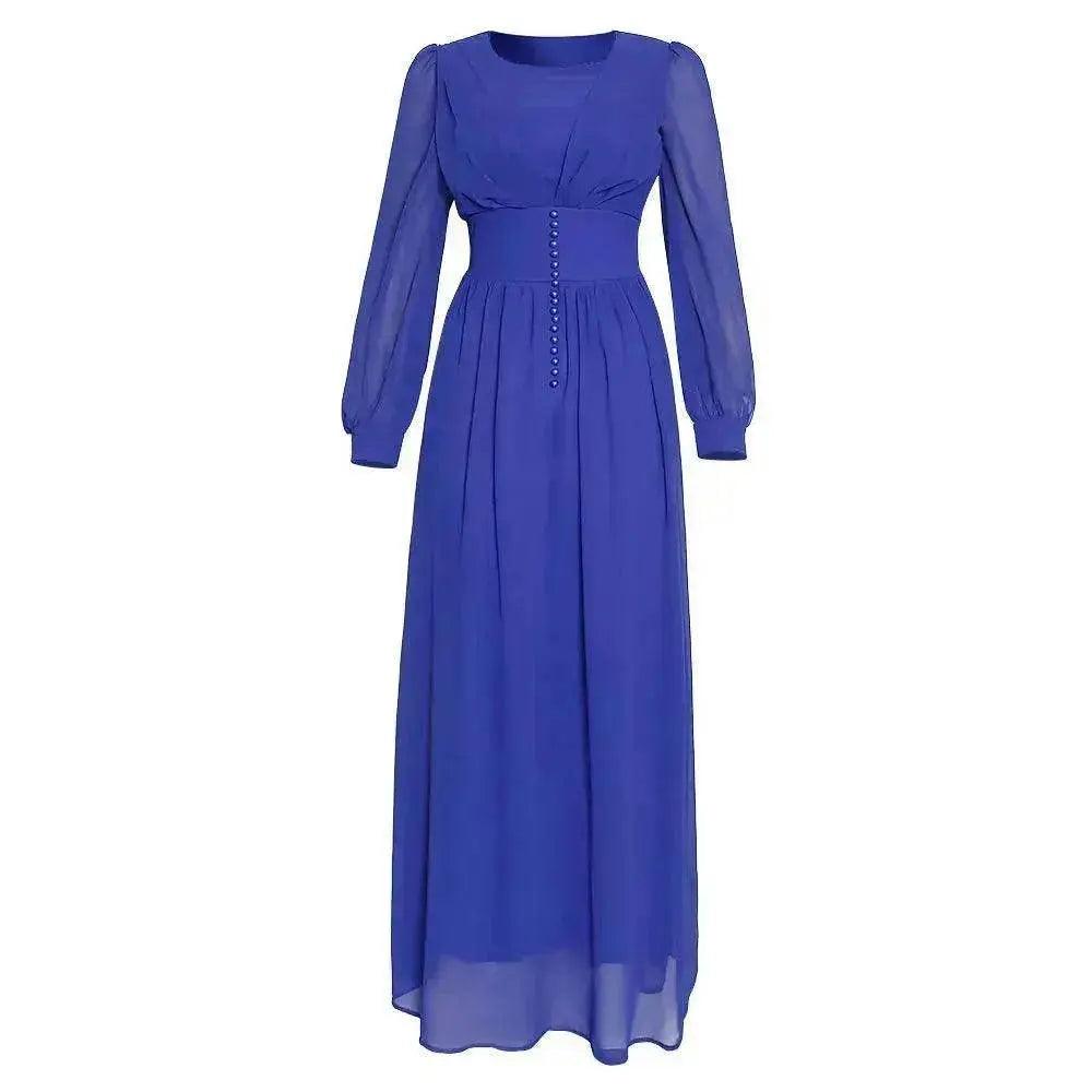 Vêtement pour femmes arabes Robe en chiffon à manches longues - EX-STOCK Canada