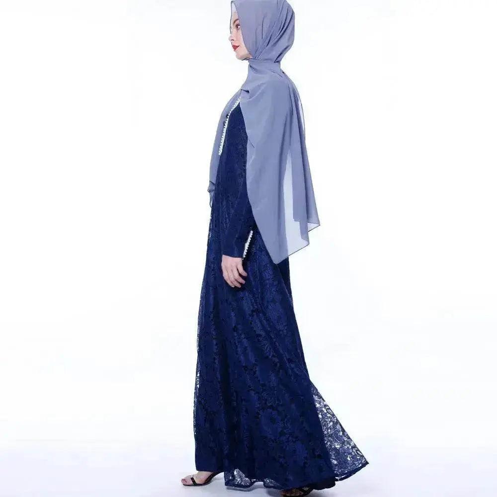 Robe Abaya en dentelle arabe musulmane pour femmes arabes EX-STOCK Canada
