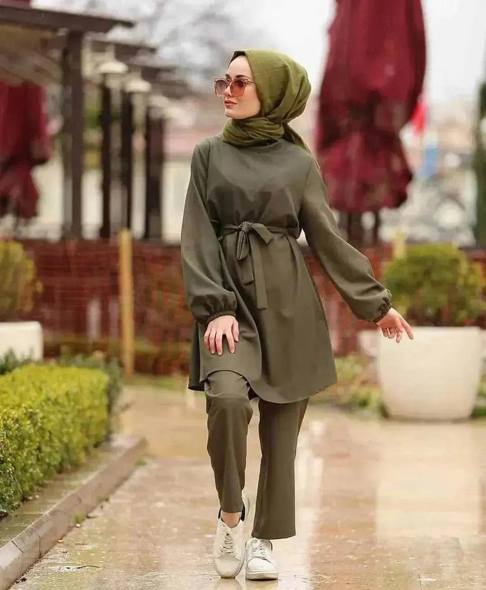 Arab girl Arab plus size two-piece suit - EX-STOCK Canada