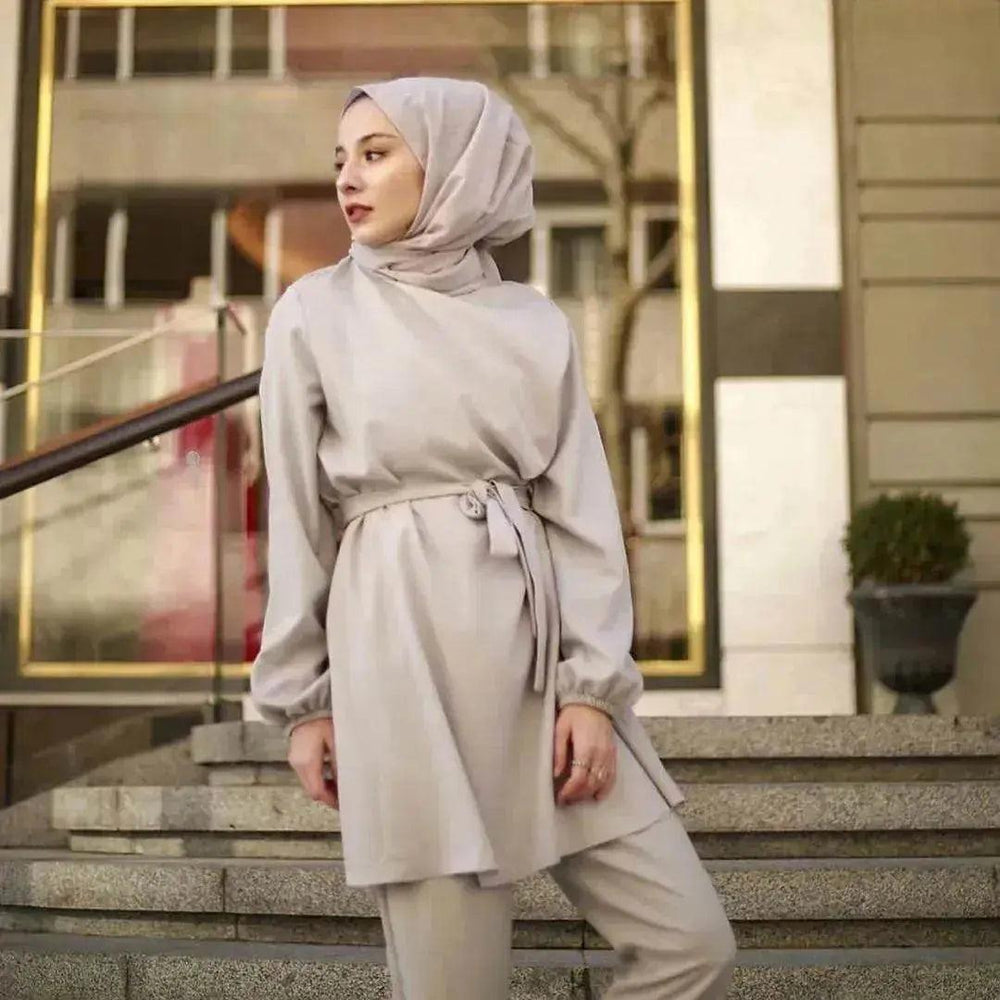 Arab girl Arab plus size two-piece suit - EX-STOCK Canada