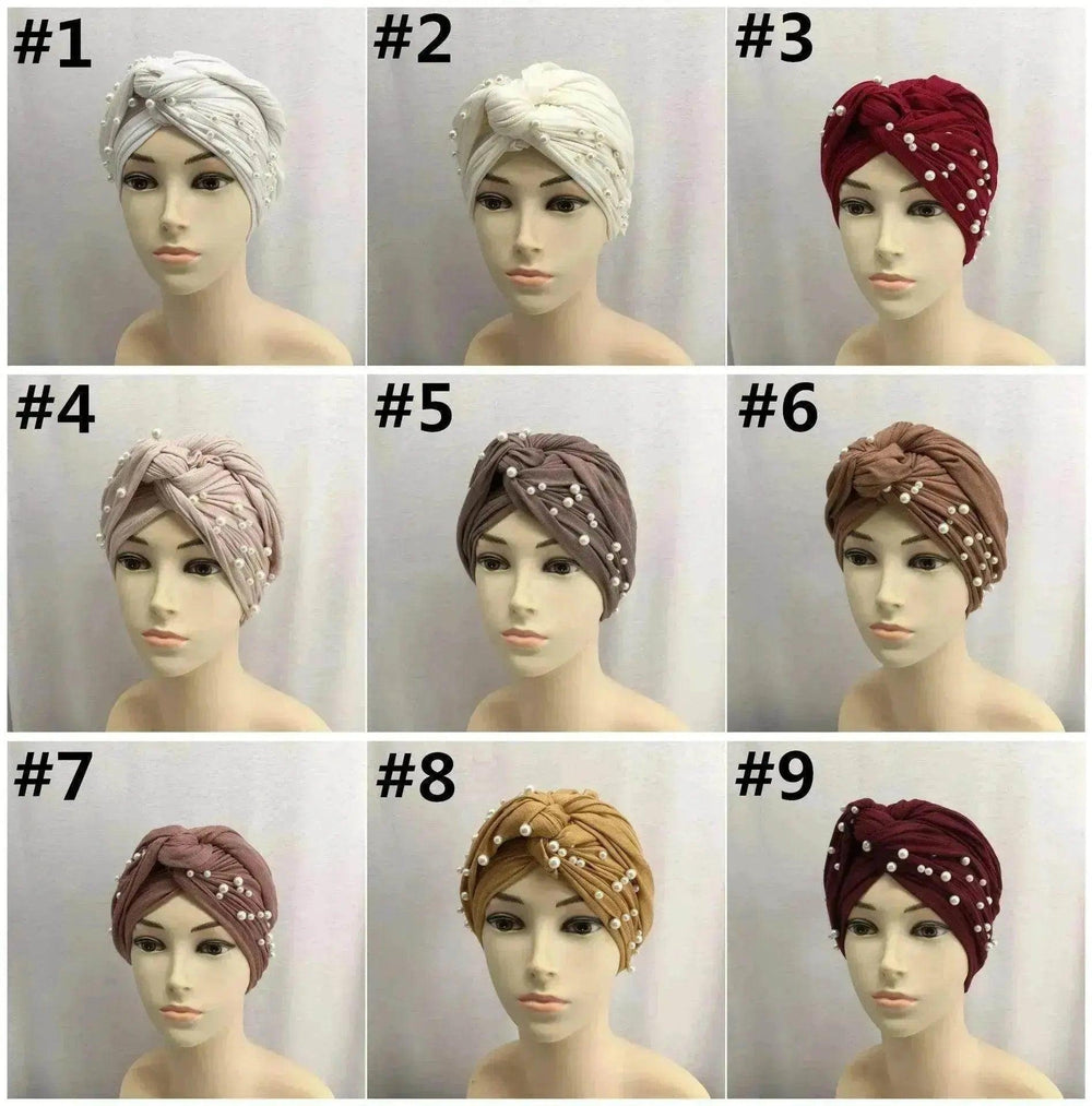 Chapeau turban arabe chapeau turban en jersey de coton - EX-STOCK Canada