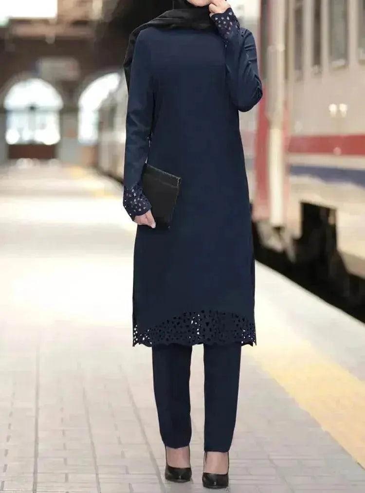 Costume pour femmes arabes abaya en deux pièces - EX-STOCK Canada