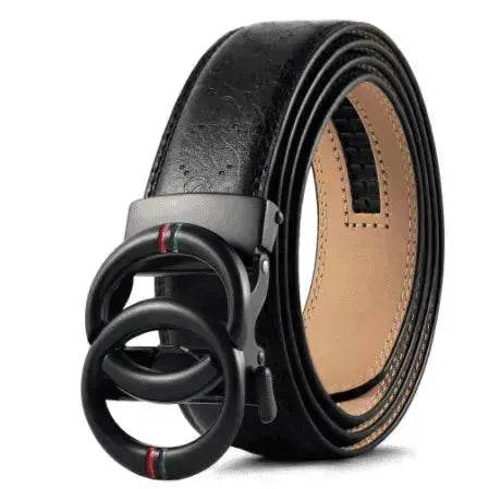 Automatic Alloy Buckle Cowhide Men's Belt - EX-STOCK Canada