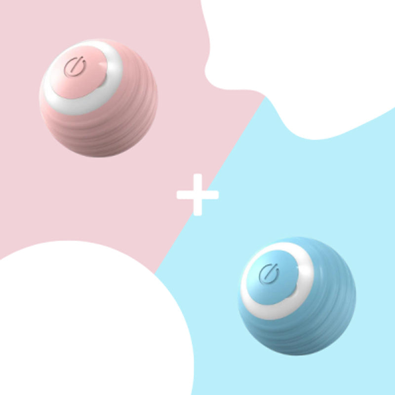 Automatic Moving Bouncing Rolling Ball Smart Cat Toy Ball Self-Moving Kitten Toy For Indoor Cat Kitten EX-STOCK Canada