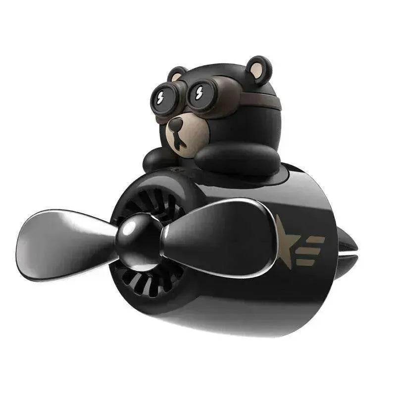Aviator Bears Car Air Outlet Aromatherapy Ornaments - EX-STOCK Canada