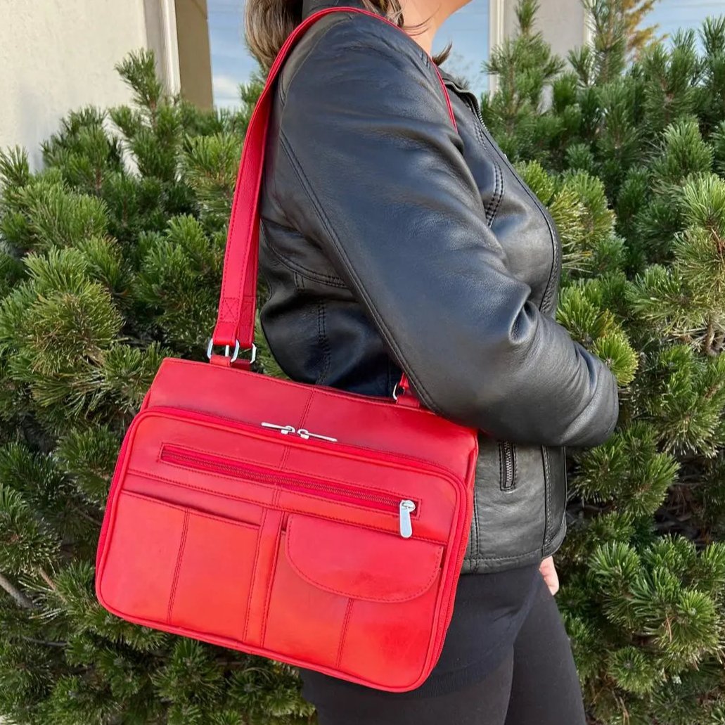 Bolso de cuero con 2 asasEX-STOCK Canada