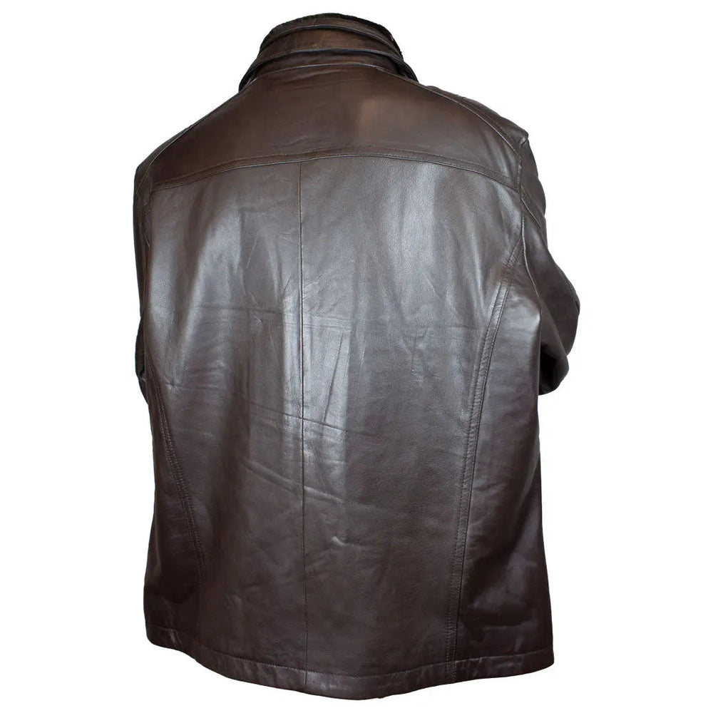 Veste bomber Cardian pour homme en cuir d'agneau BOLEX-STOCK Canada