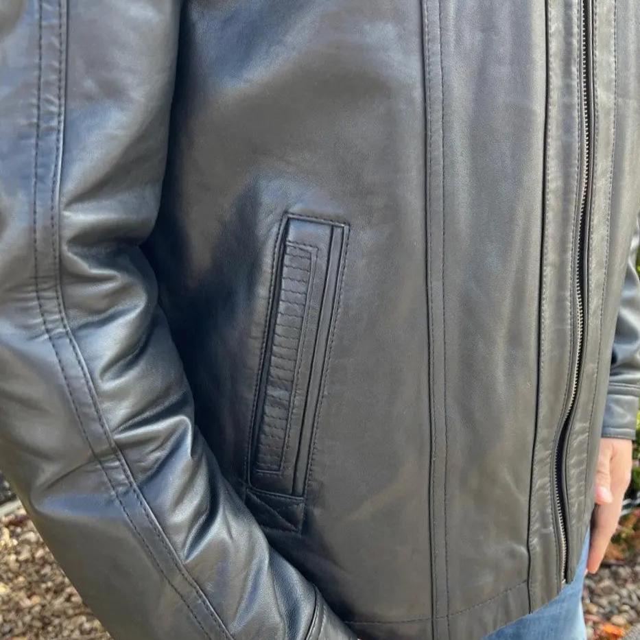 BOL Men's Cardian Bomber Lambskin Leather Jacket EX-STOCK Canada