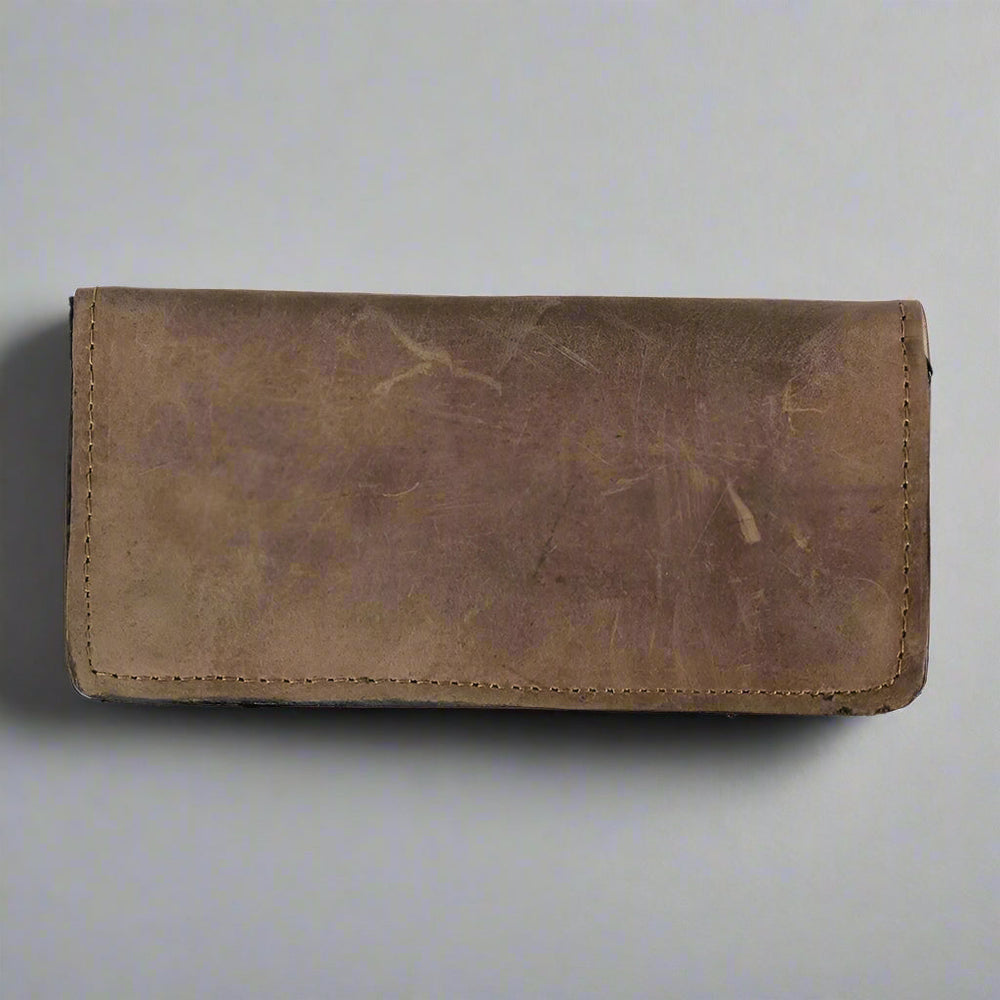 Cartera de cuero bifold cromada para hombre BOLEX-STOCK Canada