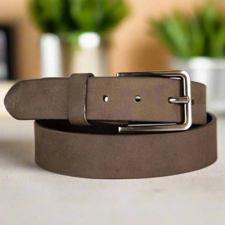 BOL Men's Distressed Leather Belt EX-STOCK Canada