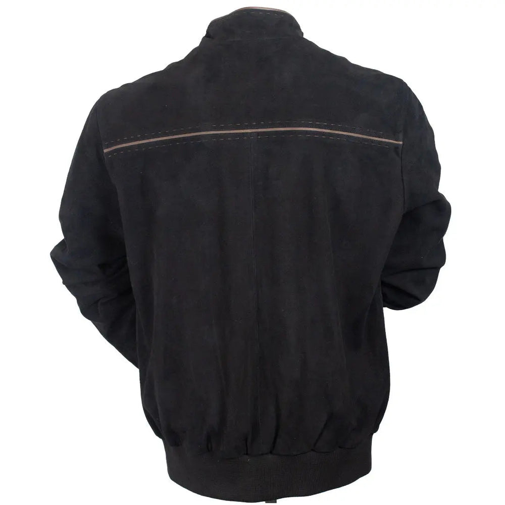 Veste en cuir suédé de chèvre Enzo pour homme BOLEX-STOCK Canada