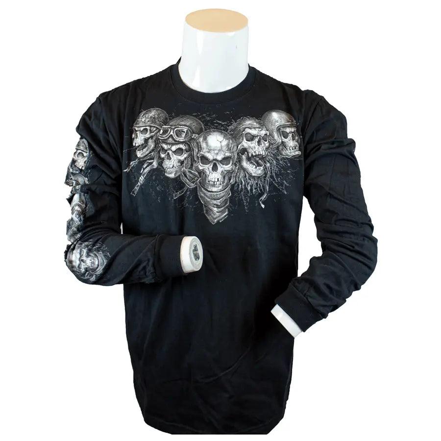 Chemise à manches longues cinq crânes pour hommes BOLEX-STOCK Canada