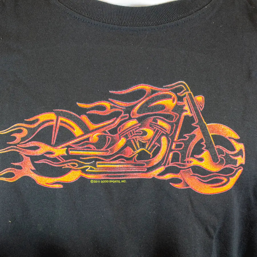 قميص طويل الأكمام رجالي من BOL بطابع دراجة نارية فلامنج بوبّيرEX-STOCK Canada