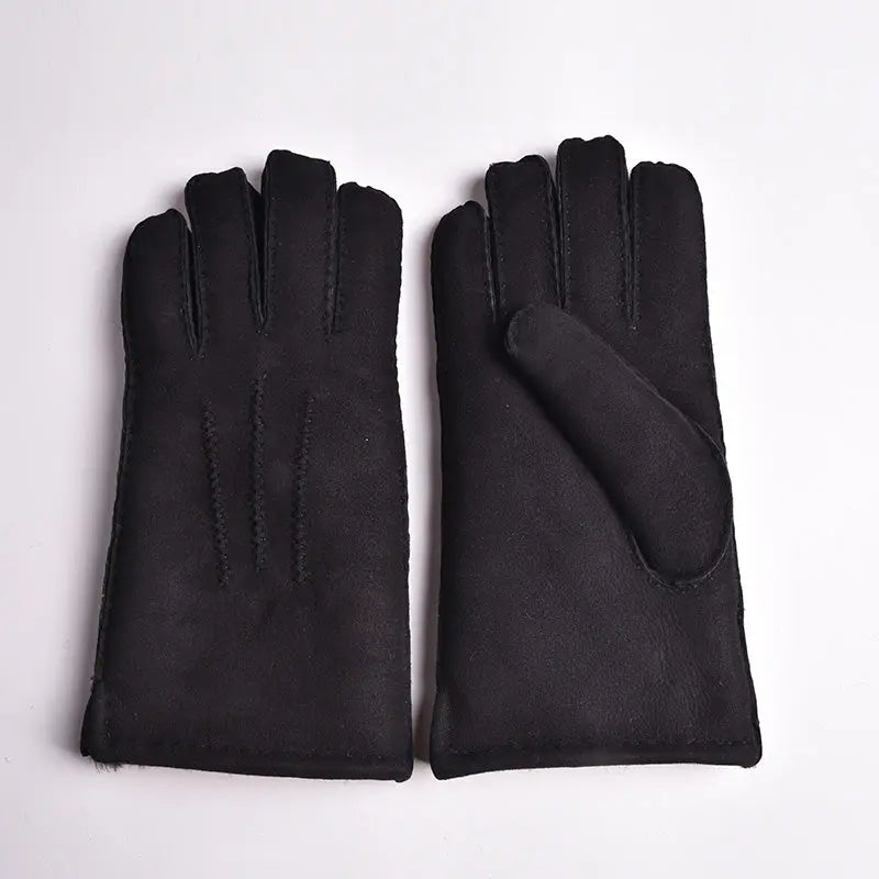 Guantes de piel de oveja Merino cosidos a mano para hombres BOLEX-STOCK Canada