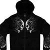 Sudadera con cremallera para hombre BOL, diseño de calaveras con cabezazoEX-STOCK Canada