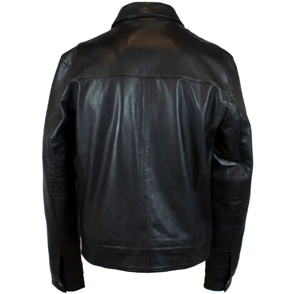 BOL Men's Quantum Classic Zip-up Leather Jacket EX-STOCK Canada