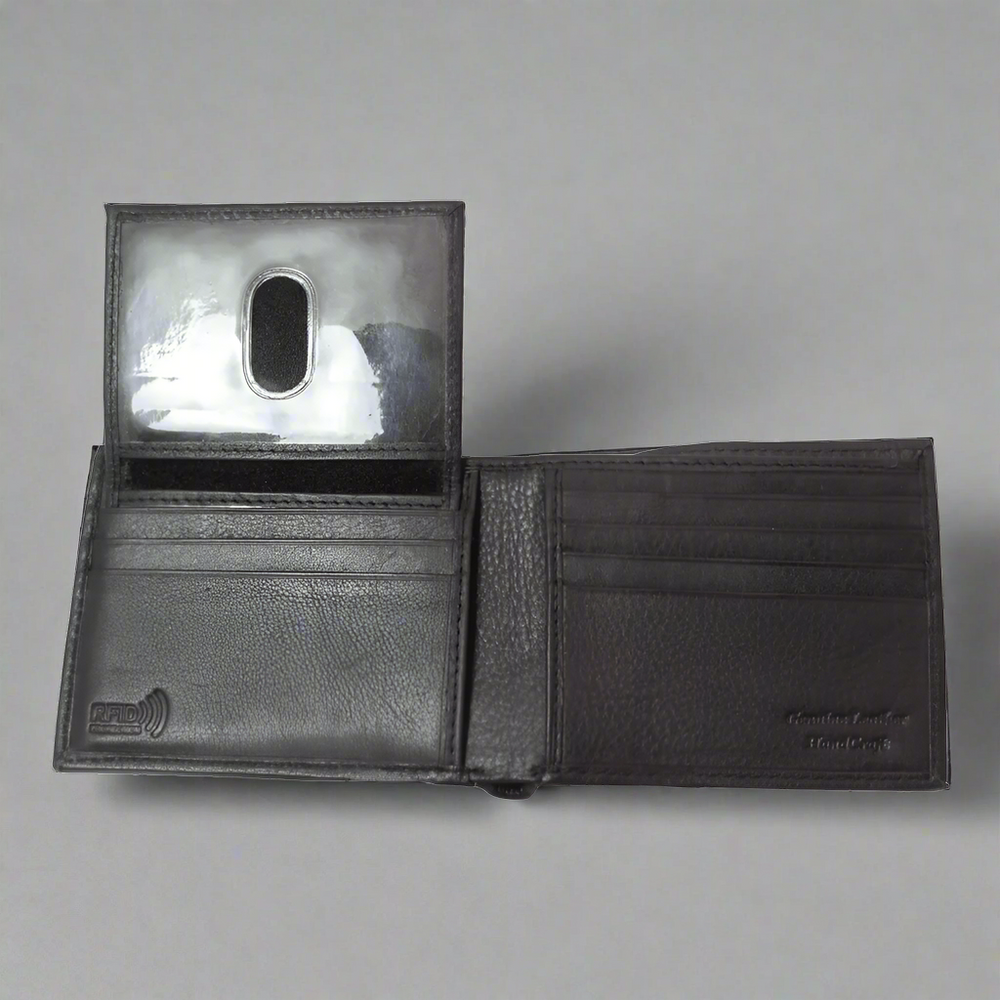 BOL Men's RFID Leather Bifold Wallet EX-STOCK Canada