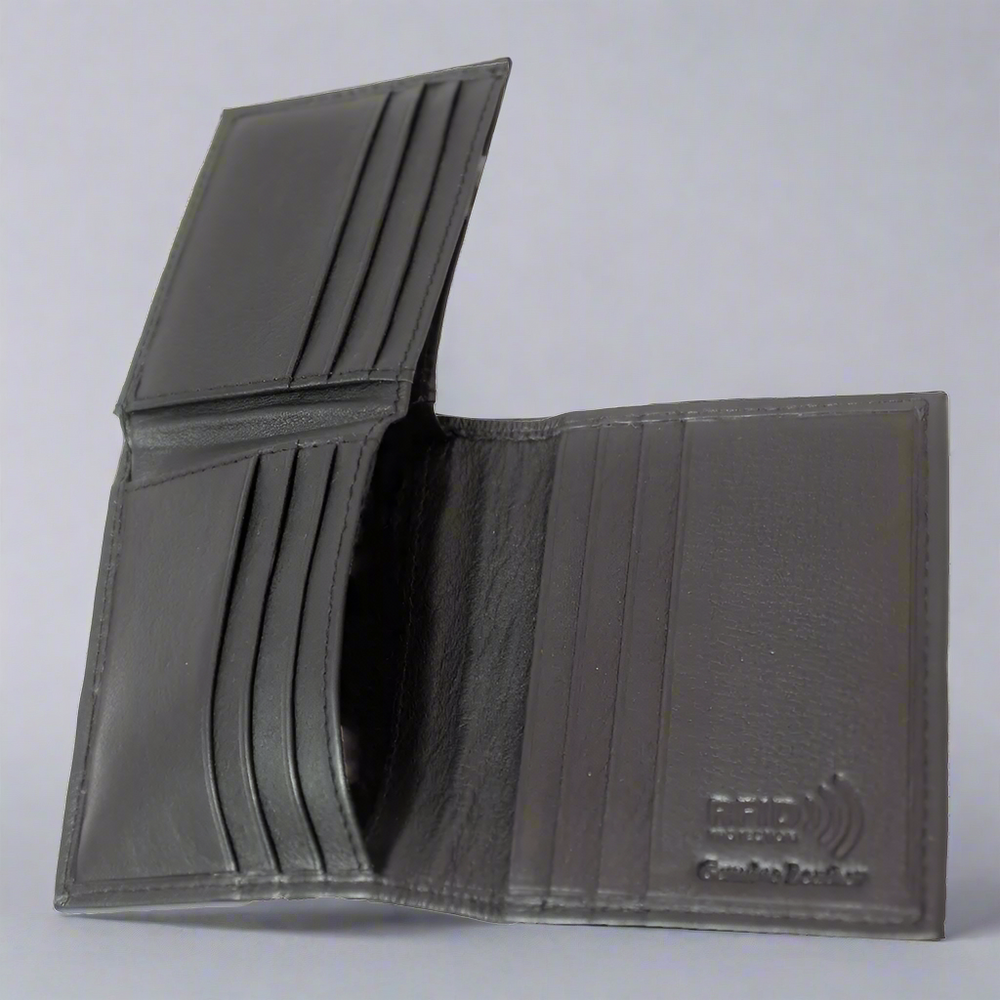 Cartera vertical de cuero para hombre BOL con RFIDEX-STOCK Canada