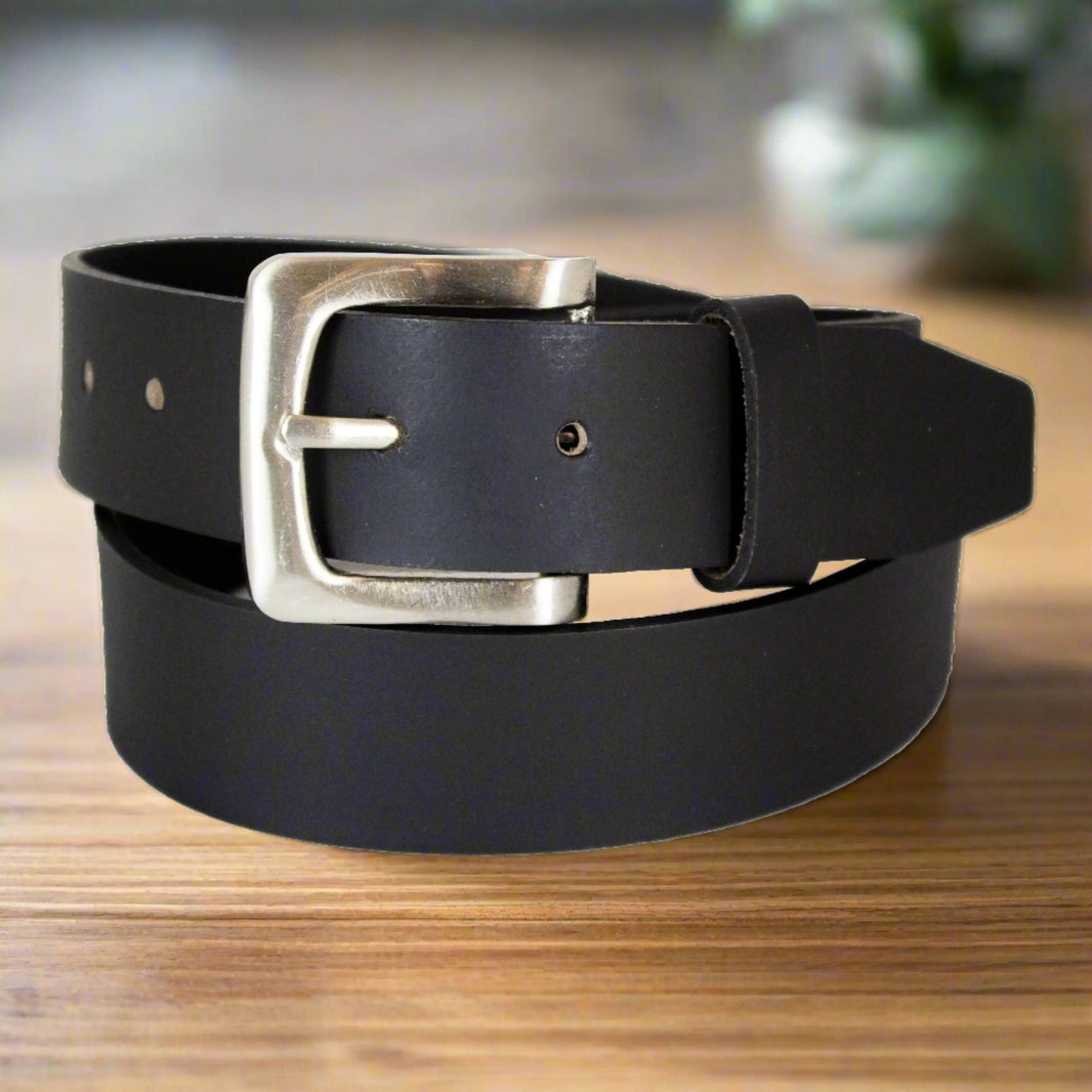 BOL Men's Removable Buckle Smooth Leather Belt EX-STOCK Canada