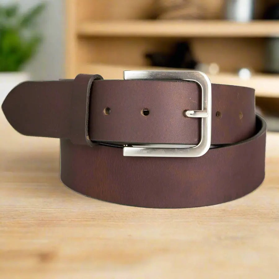 BOL Men's Removable Buckle Solid Leather Belt EX-STOCK Canada