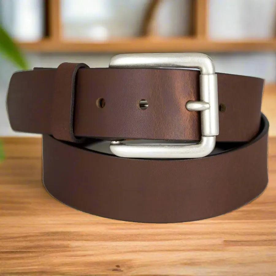 BOL Men's Removable Buckle Solid Leather Belt EX-STOCK Canada