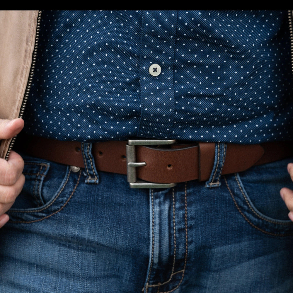 BOL Men's Removable Buckle Solid Leather Belt EX-STOCK Canada