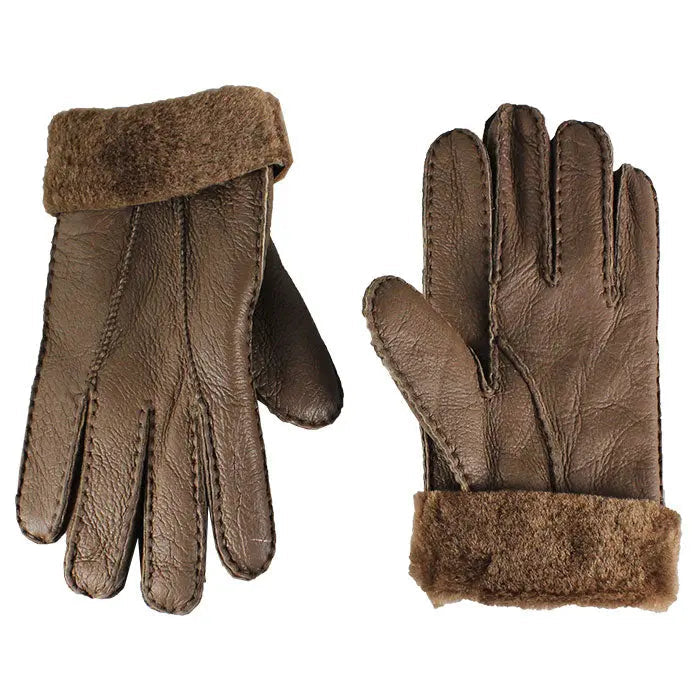 Guantes de cuero con forro de borrego para hombre BOLEX-STOCK Canada