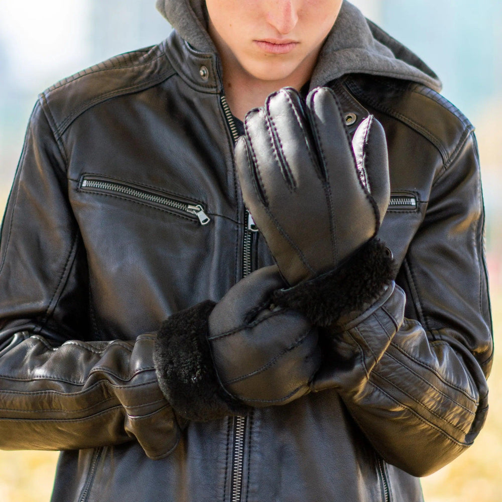 BOL Men's Shearling Leather Gloves EX-STOCK Canada