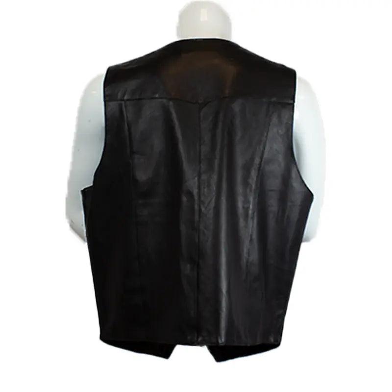 Gilet en cuir de mode en peau de mouton pour hommes BOLEX-STOCK Canada