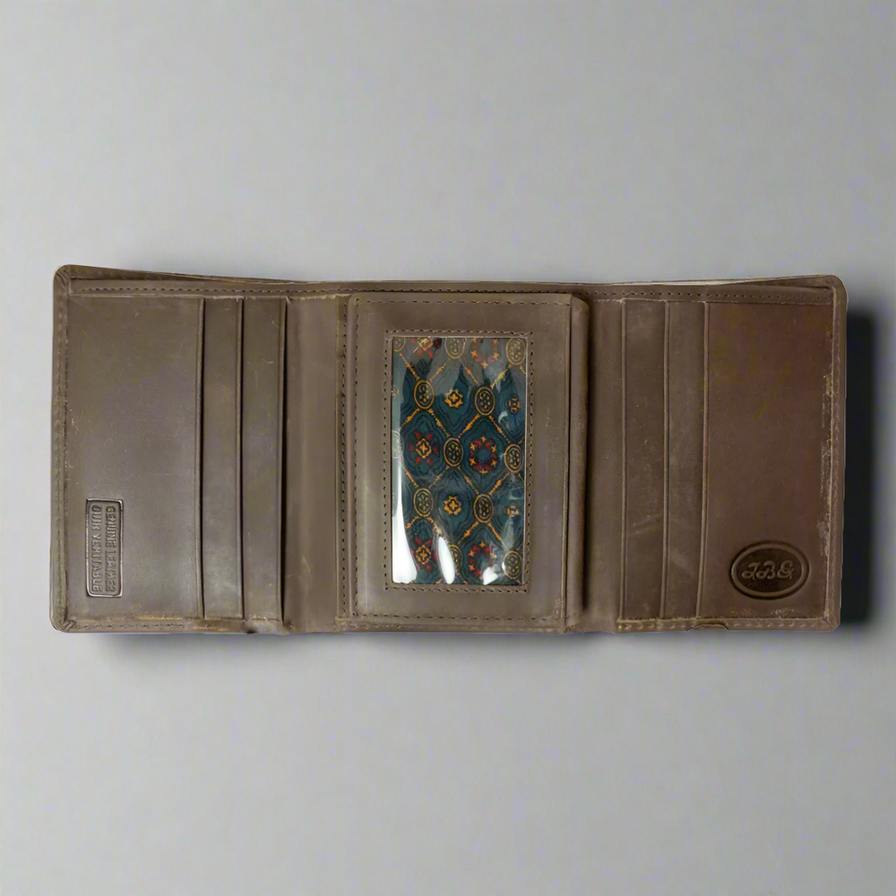 Portefeuille à trois volets en cuir pour homme BOLEX-STOCK Canada