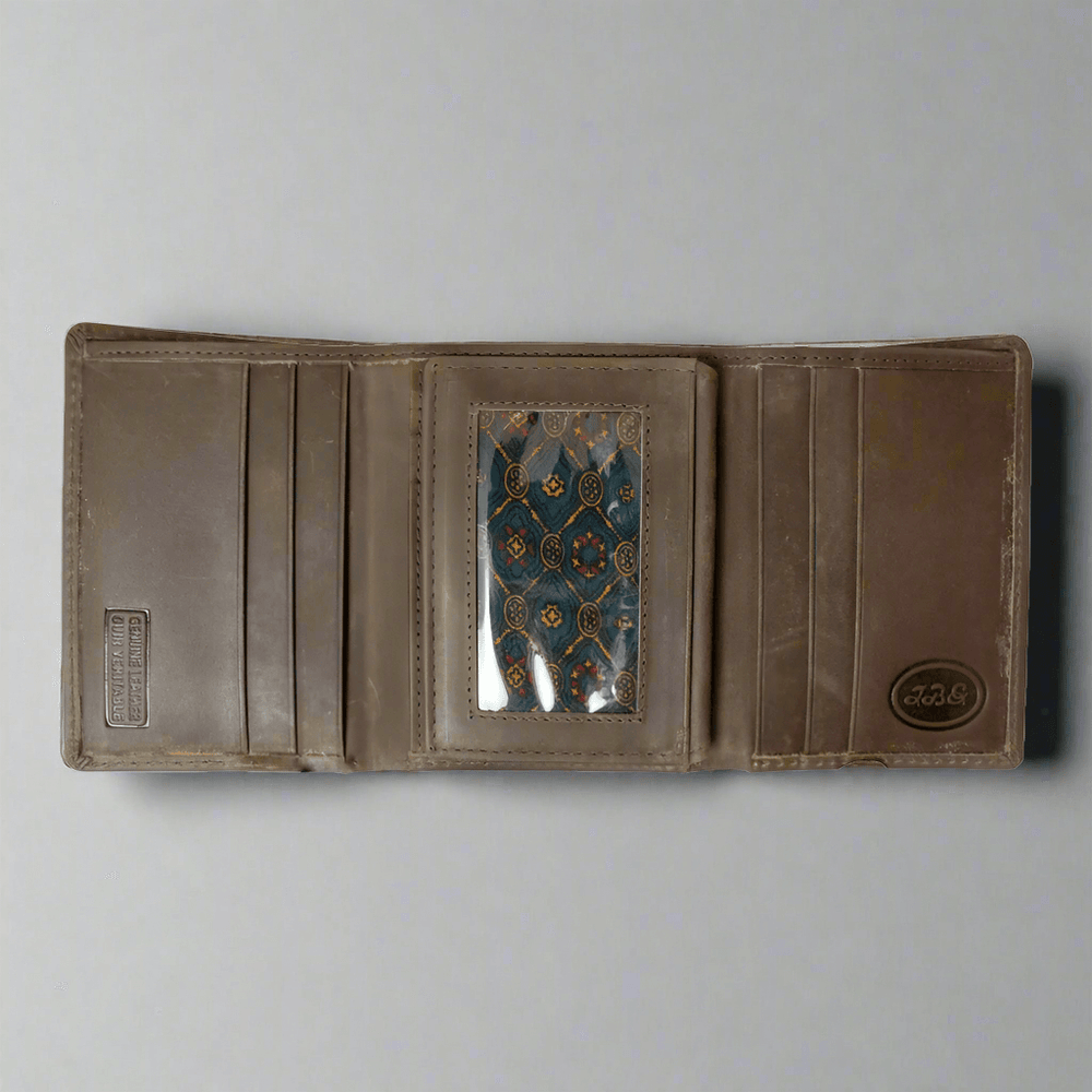 BOL Men's Trifold Leather Flip-up Wallet EX-STOCK Canada