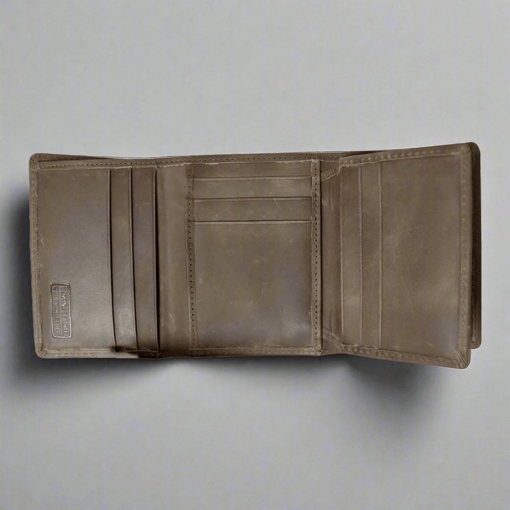 BOL Men's Trifold Leather Flip-up Wallet EX-STOCK Canada