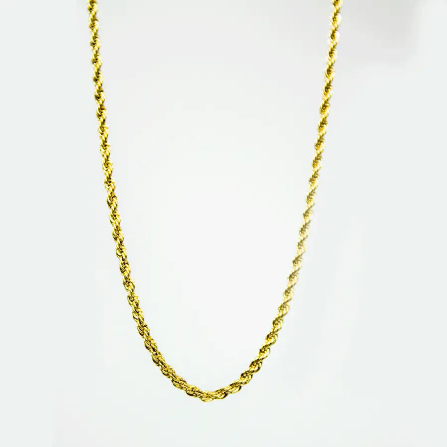 BOL Men's Twisted Gold Stainless Steel Chain Necklace EX-STOCK Canada