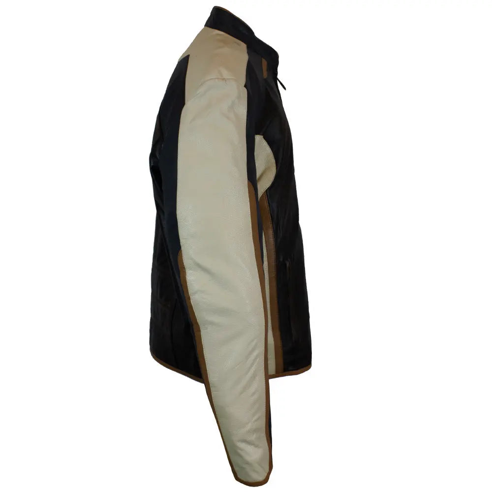 Chaqueta de cuero de cordero para hombre BOL con cremalleraEX-STOCK Canada