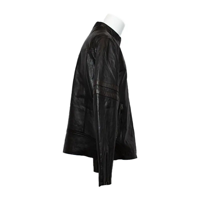 Chaqueta de cuero de cordero para hombre BOL con cremalleraEX-STOCK Canada